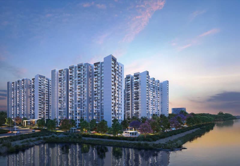 Sumadhura Folium Phase 4: Elm and Oak developer render from its brochure, not a photograph of the finished building